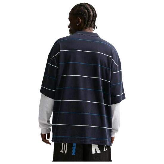 Nike Ανδρική κοντομάνικη μπλούζα Sportswear Club Oversized Striped Polo Shirt